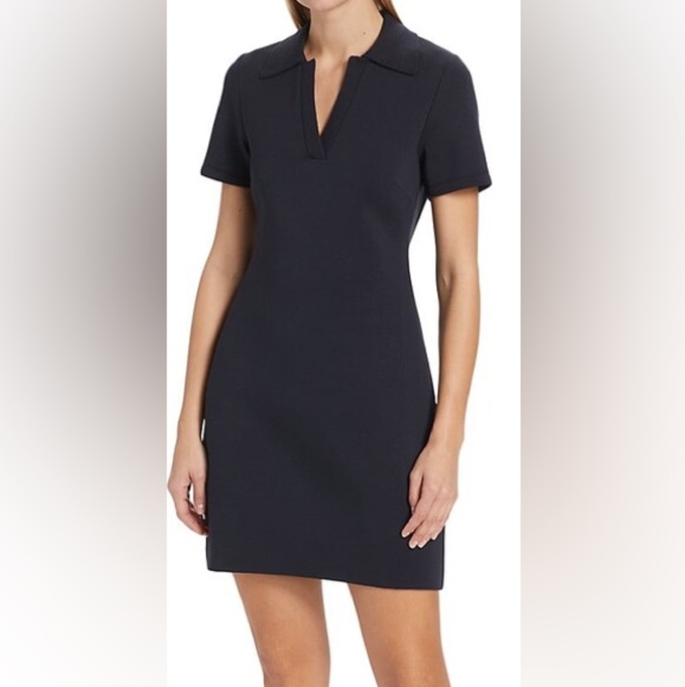 dh New York Navy Women’s Maya Polo Scuba Minidress